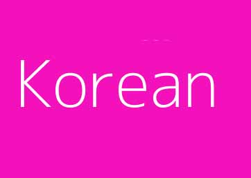 Korean Language